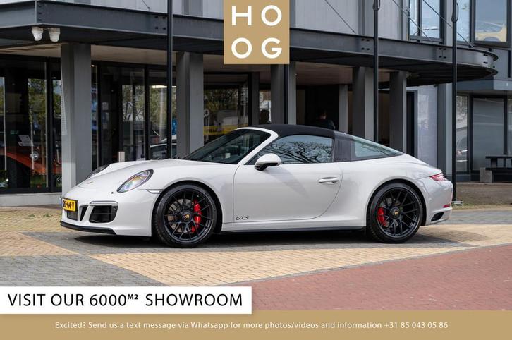 Porsche 911 991 Targa 4 GTS (bj 2017, automaat), Auto's, Porsche, Bedrijf, Te koop, Achteruitrijcamera, Boordcomputer, Cruise Control