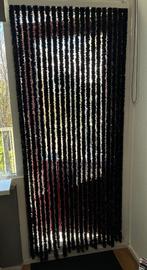 vliegengordijn, Ophalen, Gebruikt, Zwart, 50 tot 100 cm