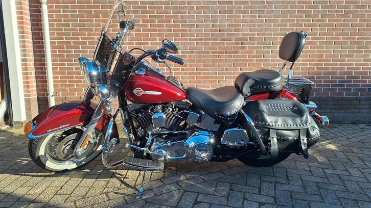 Harley-Davidson Heritage Softail Classic - Prachtig Rood, Motoren, Motoren | Harley-Davidson, Particulier, Chopper, meer dan 35 kW