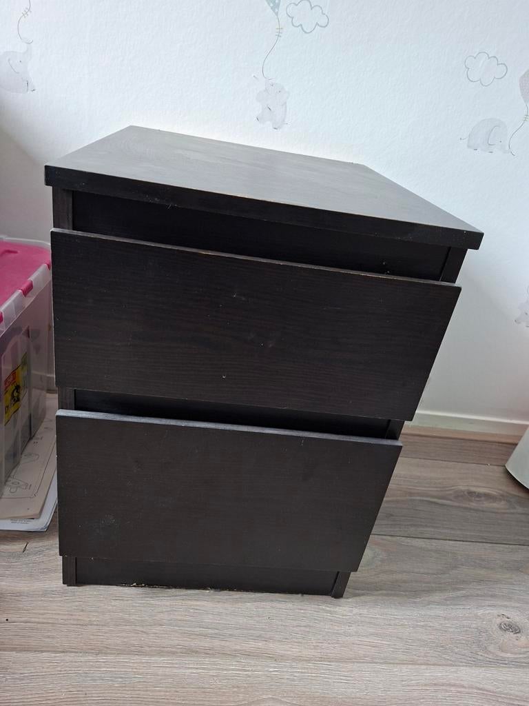 IKEA Malm Nachtkastje, Huis en Inrichting, Ophalen, Gebruikt, Minder dan 45 cm, Minder dan 55 cm