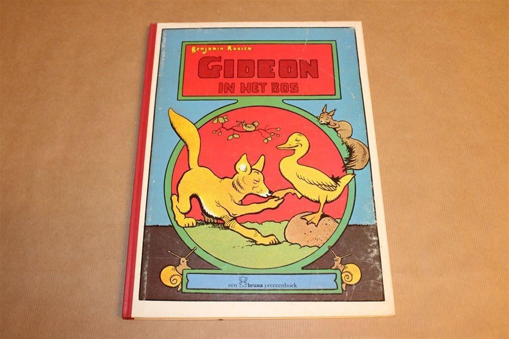 Benjamin Rabier: Gideon in het Bos — Vintage Prentenboek, Ophalen of Verzenden, Gelezen
