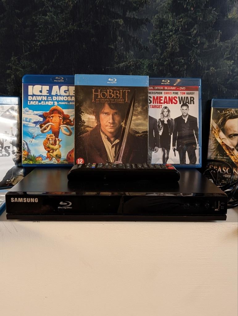 Samsung BD-J4500R blu-ray speler incl blu-ray's, Audio, Tv en Foto, Blu-ray-spelers, Ophalen of Verzenden, Gebruikt, Samsung