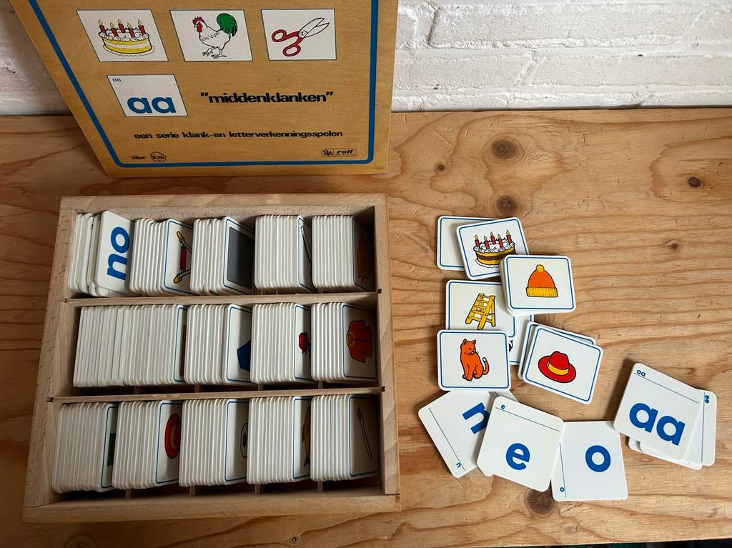 Rolf Raad je woord "middenklanken" spel, Kinderen en Baby's, Speelgoed | Educatief en Creatief, Ophalen of Verzenden, Gebruikt