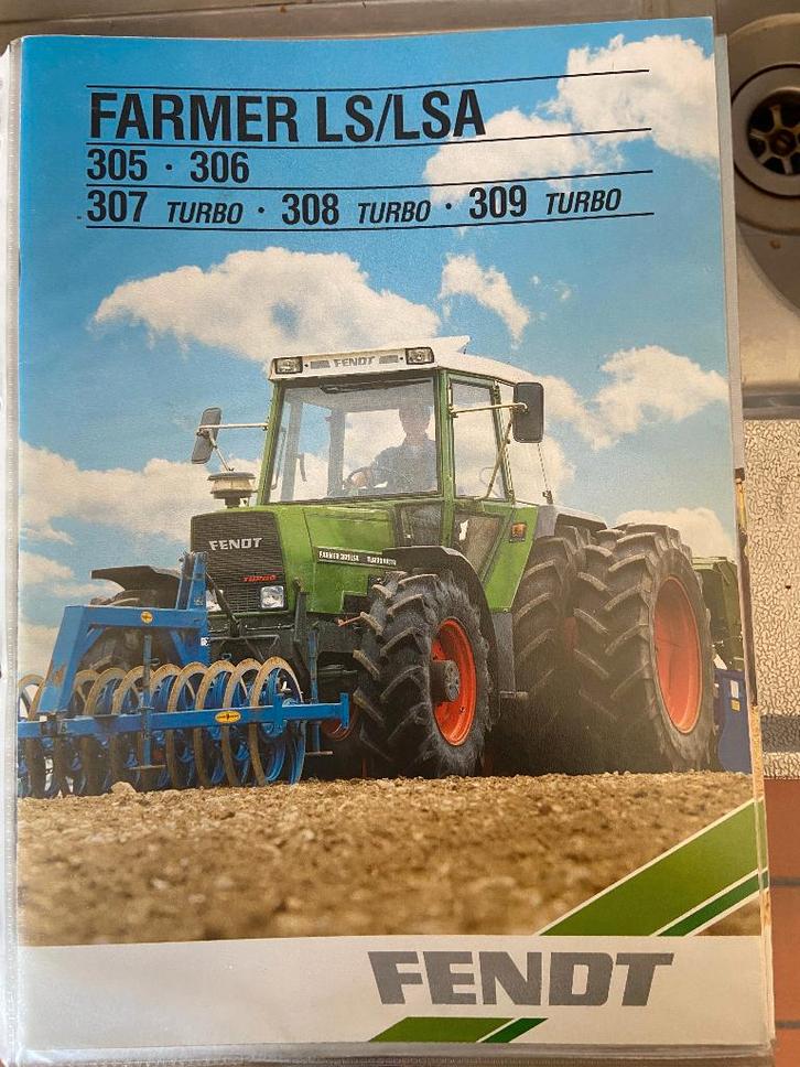 Tractorflders, Boeken, Catalogussen en Folders, Zo goed als nieuw, Folder, Ophalen of Verzenden