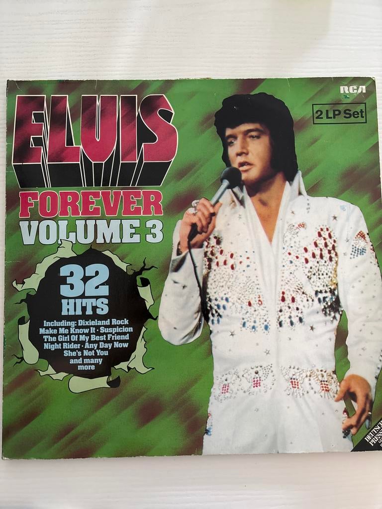 Elvis Forever Volume 3 - Dubbel LP (32 Hits), Verzamelen, Ophalen of Verzenden, Zo goed als nieuw, Cd of Plaat