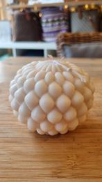 Paraffinevrije Kaars Granaatappel Geur, Wit, Nieuw, Ophalen of Verzenden, Kaars