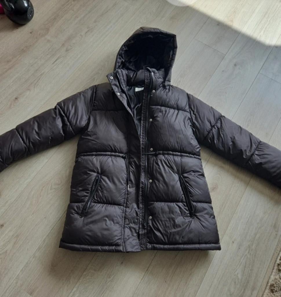 H&M pufferjack mt 170, Ophalen of Verzenden, Zo goed als nieuw, Maat 34 (XS) of kleiner, Blauw