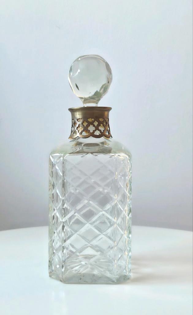 Glazen karaf Villeroy en Boch, Antiek en Kunst, Antiek | Glas en Kristal, Ophalen of Verzenden