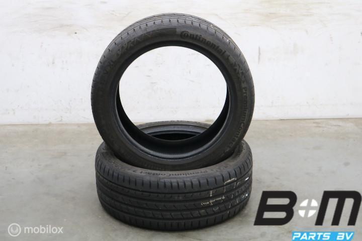 2 x 2254517 94V Conti PremiumContact 7 met 6.5mm 225 45 17, Auto-onderdelen, Banden en Velgen, Band(en), Gebruikt