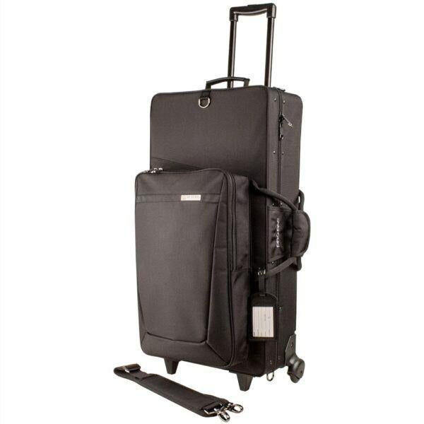 Dubbele koffer PROTEC PB304 SOPWL Pro Pac Alt + Sopraan, Ophalen of Verzenden, Gebruikt, Saxofoon, Flightcase