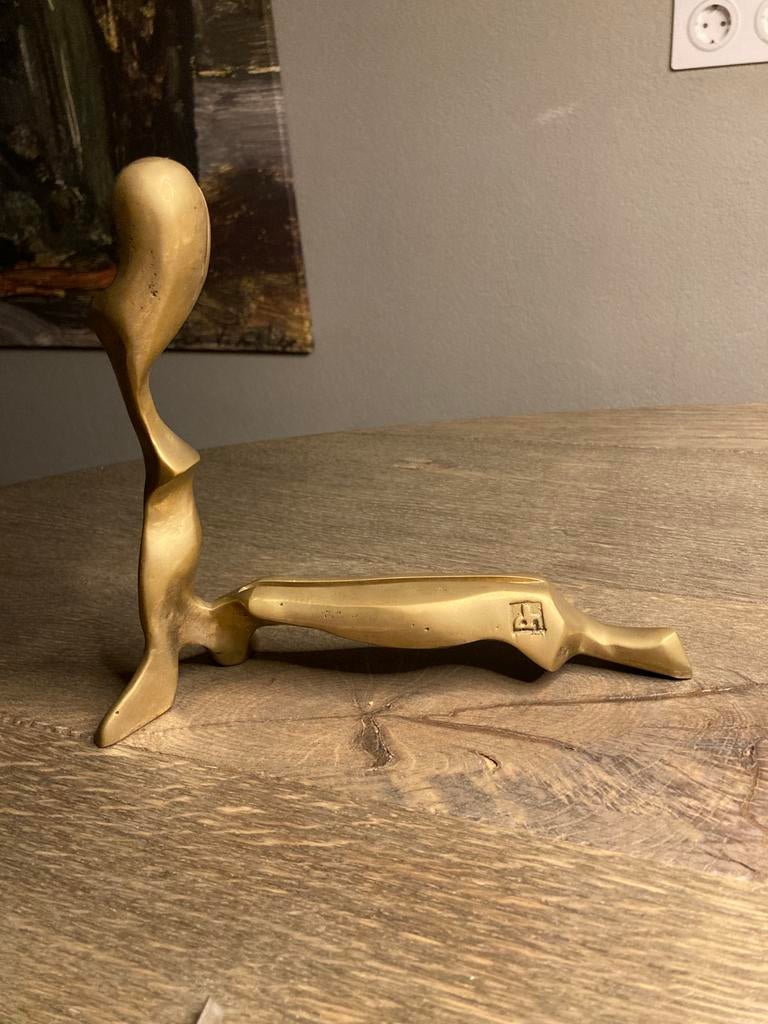 Foto sculptuur David Marshall, Ophalen of Verzenden, Koper