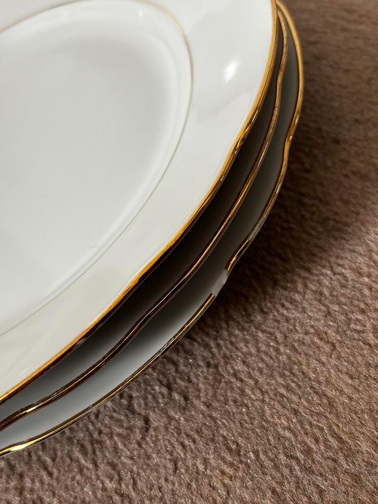 Vintage MSB Tsjechoslowaaks servies met gouden rand, Ophalen of Verzenden