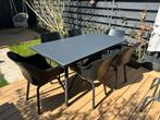 Lifestyle Tavano tuinset met 6 Hartman Sophie stoelen, Ophalen, Gebruikt, Eettafel, 6 zitplaatsen