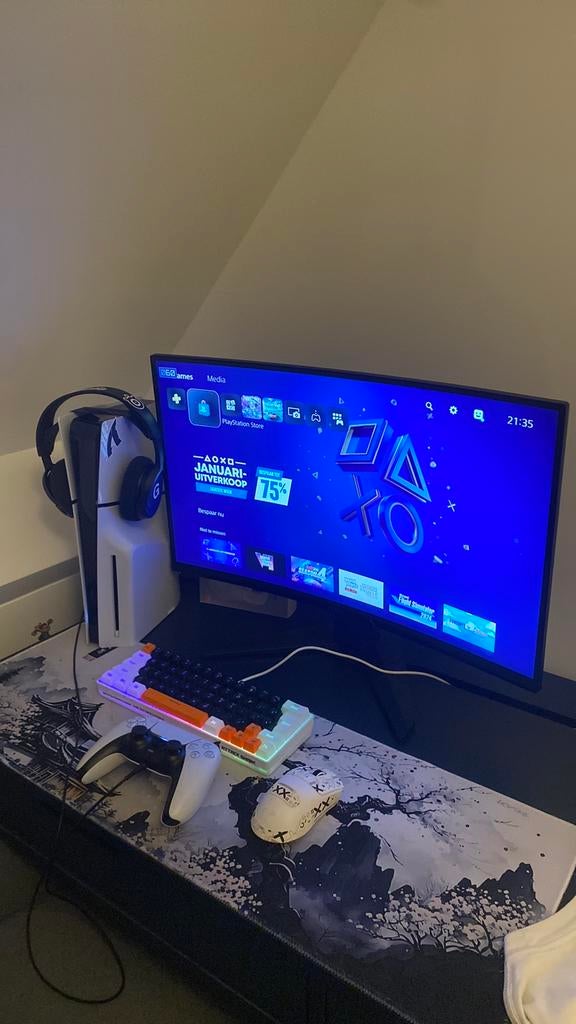 Ps5+180 hertz monitor, Ophalen, Zo goed als nieuw