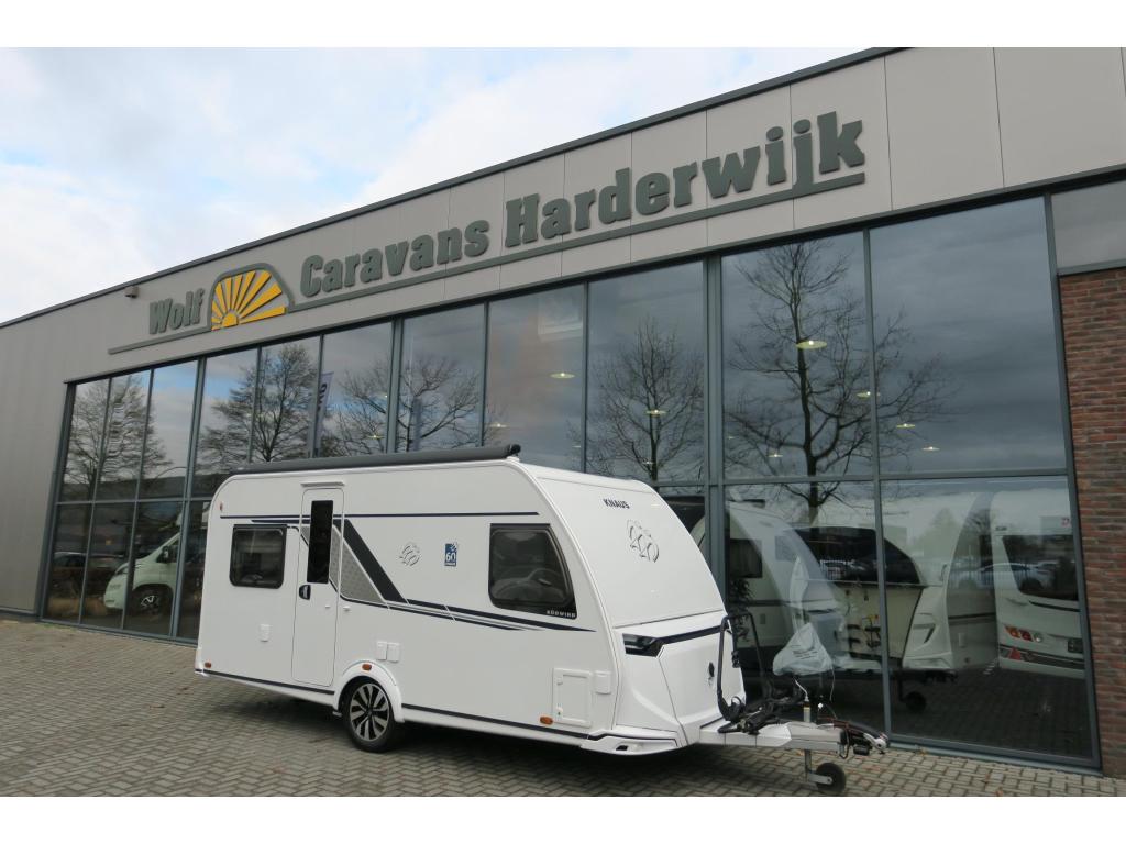 Knaus Sudwind 60 Years 450 FU MOVER+ATC+CASSETTELUIFEL, Caravans en Kamperen, Caravans, Rondzit, Schokbreker, Bedrijf, 4 tot 5 meter