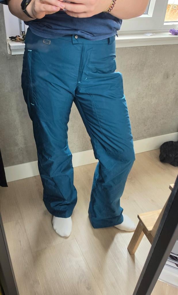 Decathlon skibroek maat S turkoois, Kleding | Dames, Ophalen of Verzenden, Zo goed als nieuw, Broek