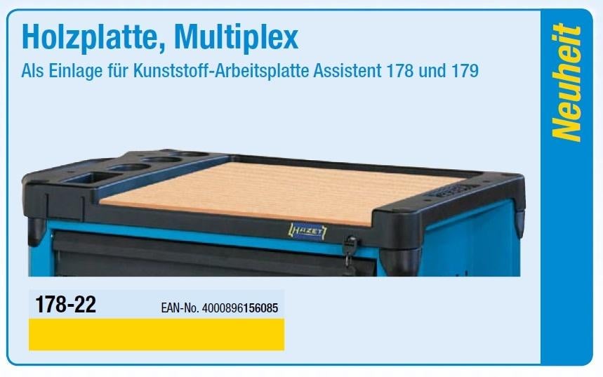 Hazet werkblad assistent 178 179 gereedschapswagen, Ophalen, Nieuw