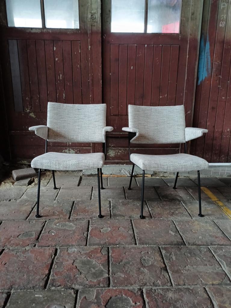 Gispen Cordemeijer fauteuils, Ophalen, Zo goed als nieuw, Minder dan 75 cm, 50 tot 75 cm