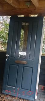 Buitendeur met ijzerwerk, Ophalen, Gebruikt, Buitendeur, 200 tot 215 cm