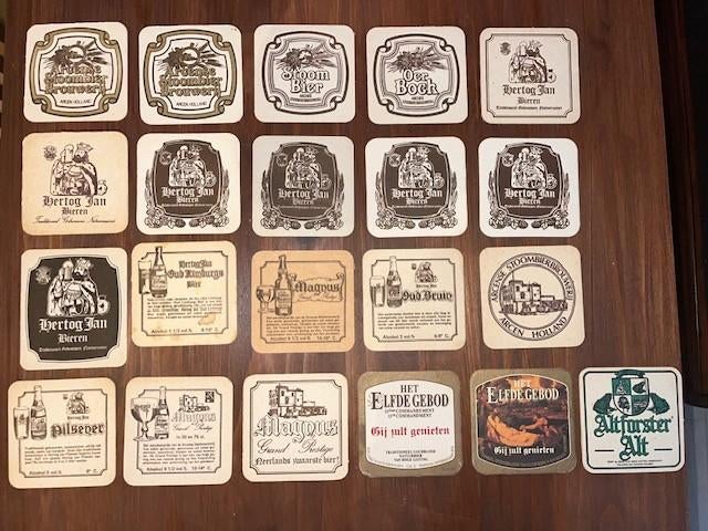 Hertog Jan bierviltjes 73 stuks, verschillend, Verzamelen, Biermerken, Ophalen of Verzenden, Zo goed als nieuw, Viltje(s), Hertog Jan