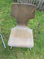 Vintage Stapelstoelen Sledestoelen schoolstoelen, Gebruikt, Overige kleuren, Ophalen of Verzenden, Vijf, Zes of meer stoelen