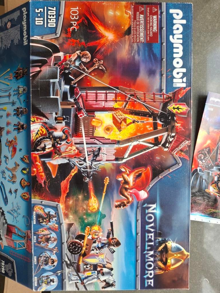 Playmobil Novelmore 70390 Lavatrainer compleet in doos, Ophalen of Verzenden, Zo goed als nieuw, Complete set