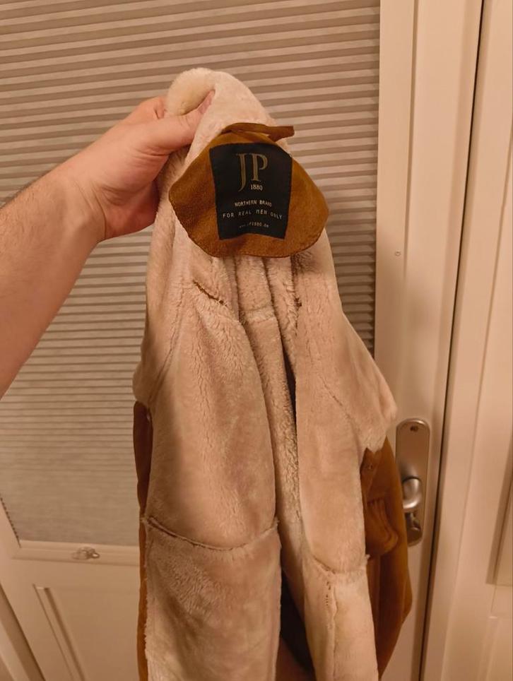 JP 1880 Heren Winterjas - Bruin met Crème Voering, Kleding | Heren, Jassen | Winter, Zo goed als nieuw, Overige maten, Bruin, Ophalen