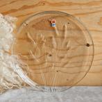 Humppila Finland handgemaakt glazen bord graan relief, Ophalen of Verzenden