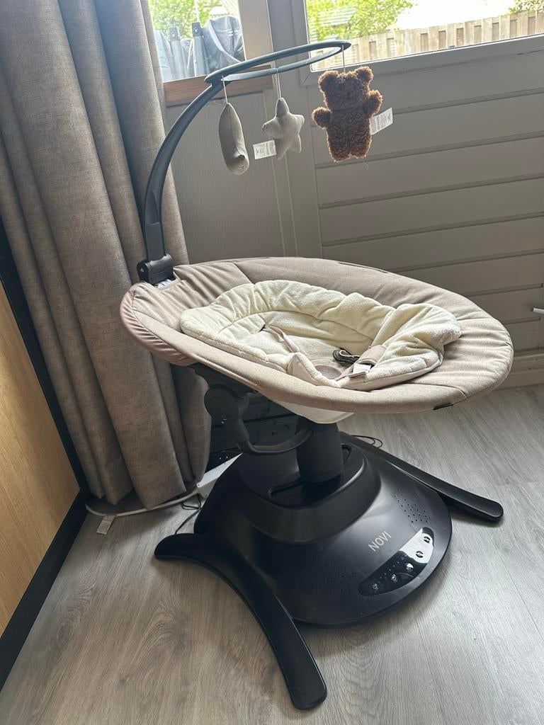 Elektrische schommelstoel en wieg 2-in-1, Kinderen en Baby's, Wipstoeltjes, Schommelstoel, Ophalen, Overige merken, Met gordel(s) of riempje(s)