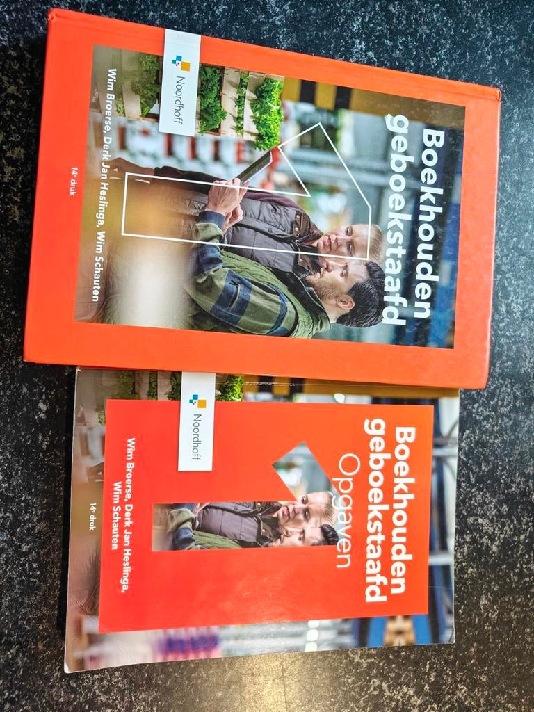 Boekhouden geboekstaafd en Opgaven 14e druk, Ophalen of Verzenden, Beta, Zo goed als nieuw, HBO