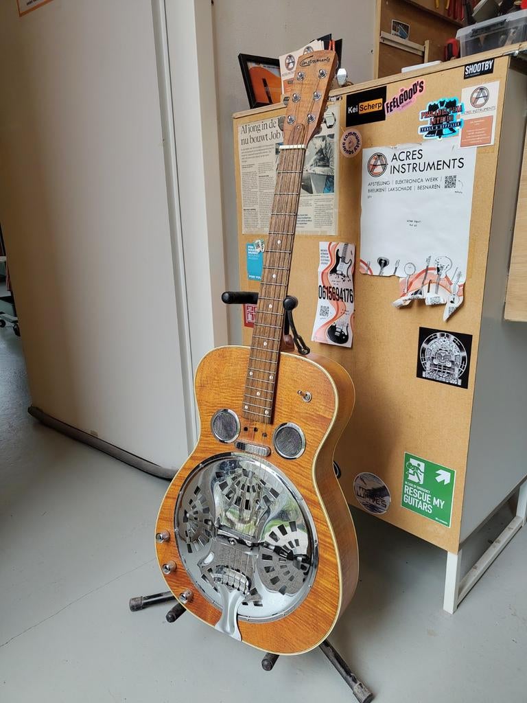 C Instruments linkshandige resonator, Ophalen, Zo goed als nieuw, Resonator- of Dobrogitaar