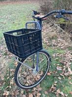 Gazelle heren fiets met krat voorop, Fietsen en Brommers, 26 inch of meer, Gebruikt, Versnellingen, Ophalen of Verzenden