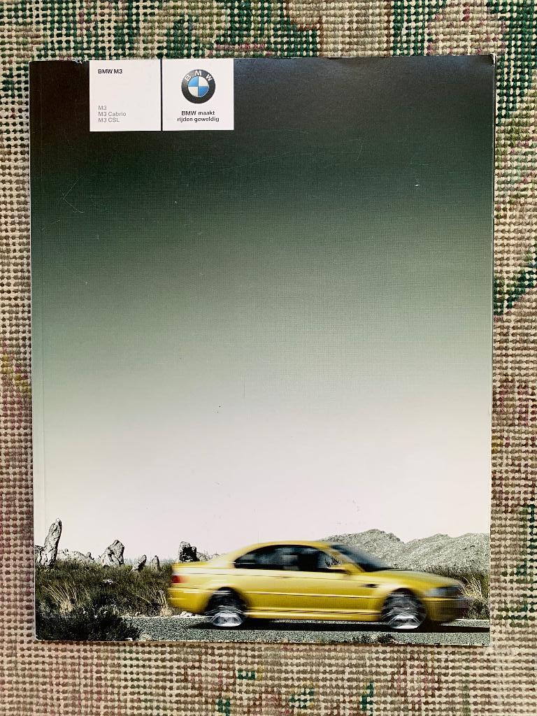 Nederlandse brochure BMW M3 E46 incl. BMW M3 CSL! 2003 nieuw, Nieuw, Ophalen of Verzenden, BMW, BMW