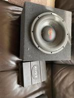 Kove auto subwoofer met versterker, Ophalen of Verzenden, Gebruikt