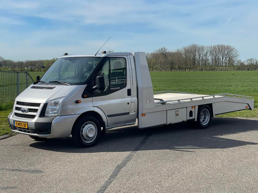 Ford Transit - Tijhof - 200 PK - Oprijwagen - Fabrieksnieuw, 2220 kg, 2800 kg, Stoelverwarming, Bedrijf