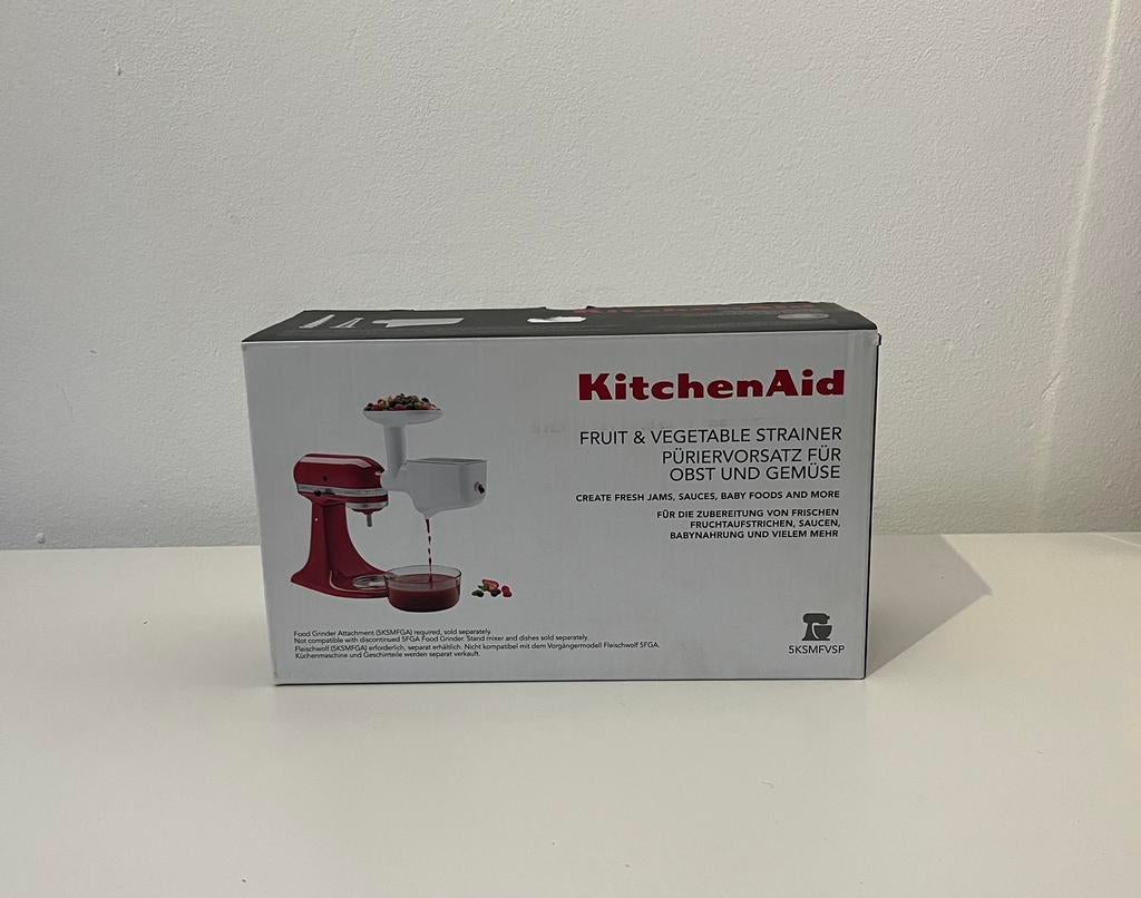 KitchenAid Fruit- en Groentezeef Uitbreidingspakket - Nieuw, Overige typen, Nieuw, Ophalen of Verzenden, Meerkleurig