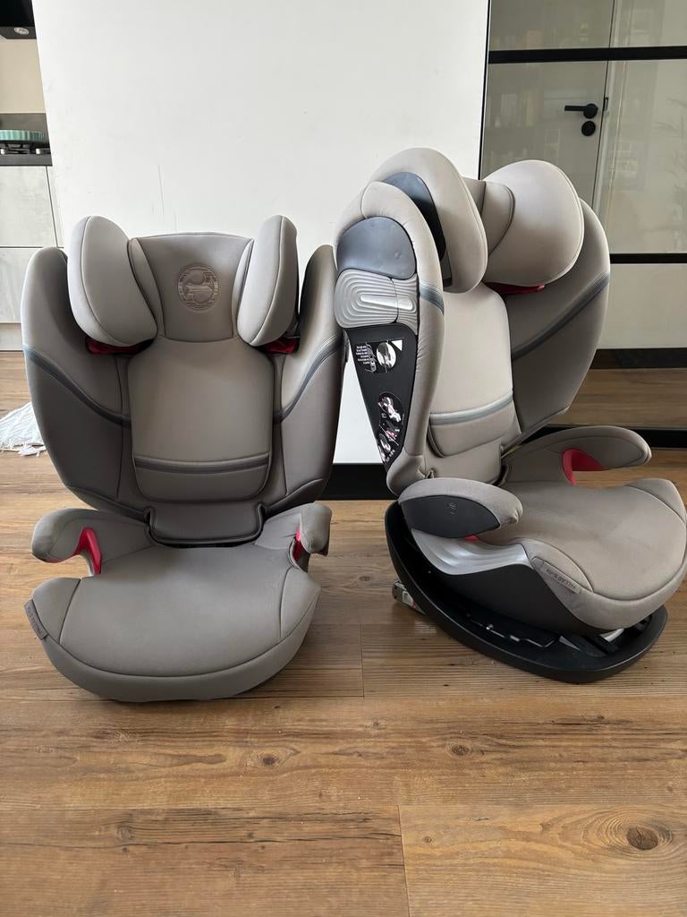 2 Cybex autostoelen, grijs, Kinderen en Baby's, Autostoeltjes, Gebruikt, 15 t/m 36 kg, Zijbescherming, Isofix