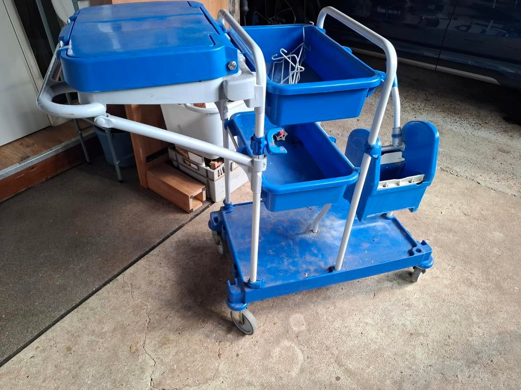 Schoonmaakkar, 100 liter of meer, Ophalen of Verzenden, Transportkar