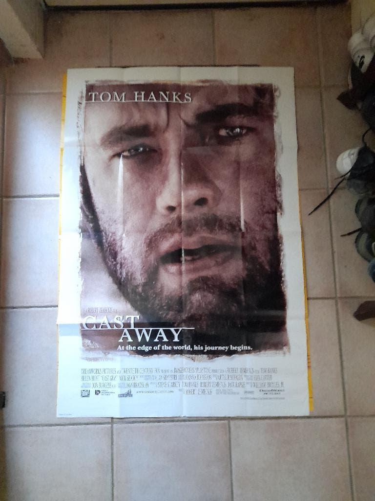 Cast Away Filmposter, Ophalen of Verzenden, Zo goed als nieuw, A1 t/m A3, Film en Tv