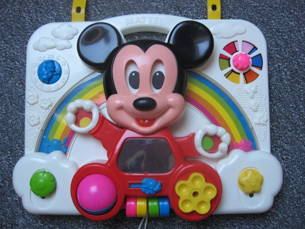 Disney Mickey activiteitencentrum voor in de box, Ophalen of Verzenden, Zo goed als nieuw, Overige typen, Met geluid