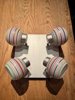 Lamp met 4 spotjes, Ophalen of Verzenden, Zo goed als nieuw, Metaal of Aluminium