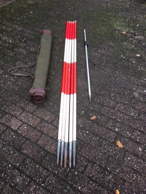 Piket palen, Ophalen, Gebruikt, 180 tot 250 cm, Palen