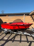 Boot-compleet! Met 15PK en kanteltrailer!, Ophalen, Zo goed als nieuw, Minder dan 70 pk, 3 tot 6 meter