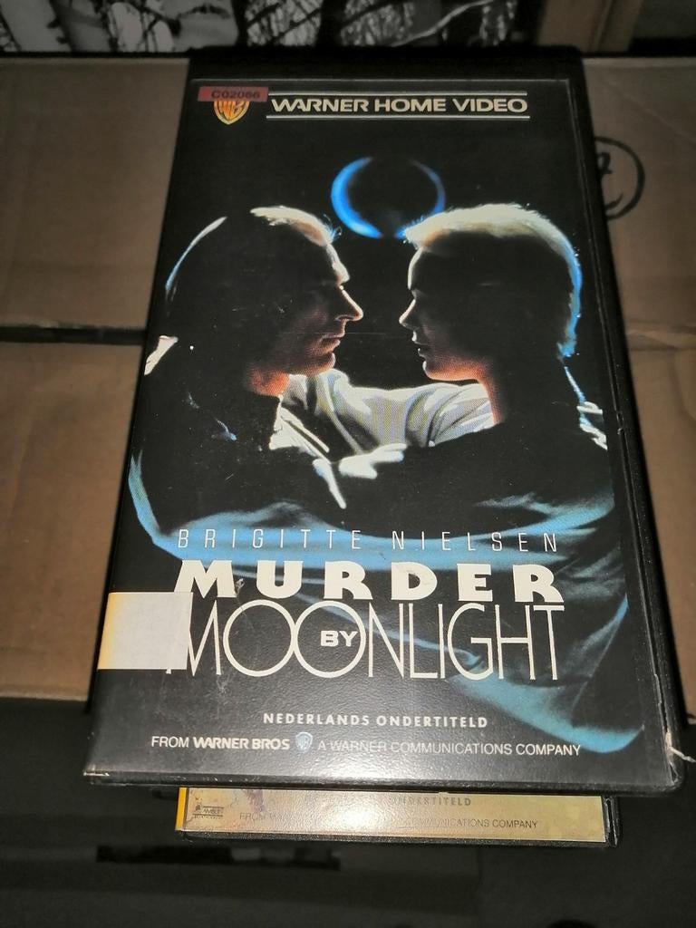 VHS ex-rental - Murder By Moonlight, Cd's en Dvd's, VHS | Film, Vanaf 16 jaar, Ophalen of Verzenden, Gebruikt, Horror