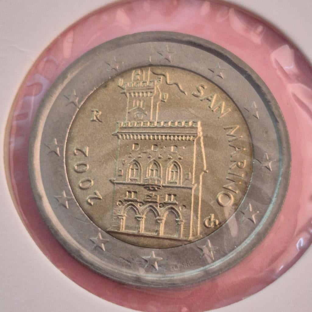 2 Euro San Marino 2002, Ophalen of Verzenden, Overige landen, Losse munt
