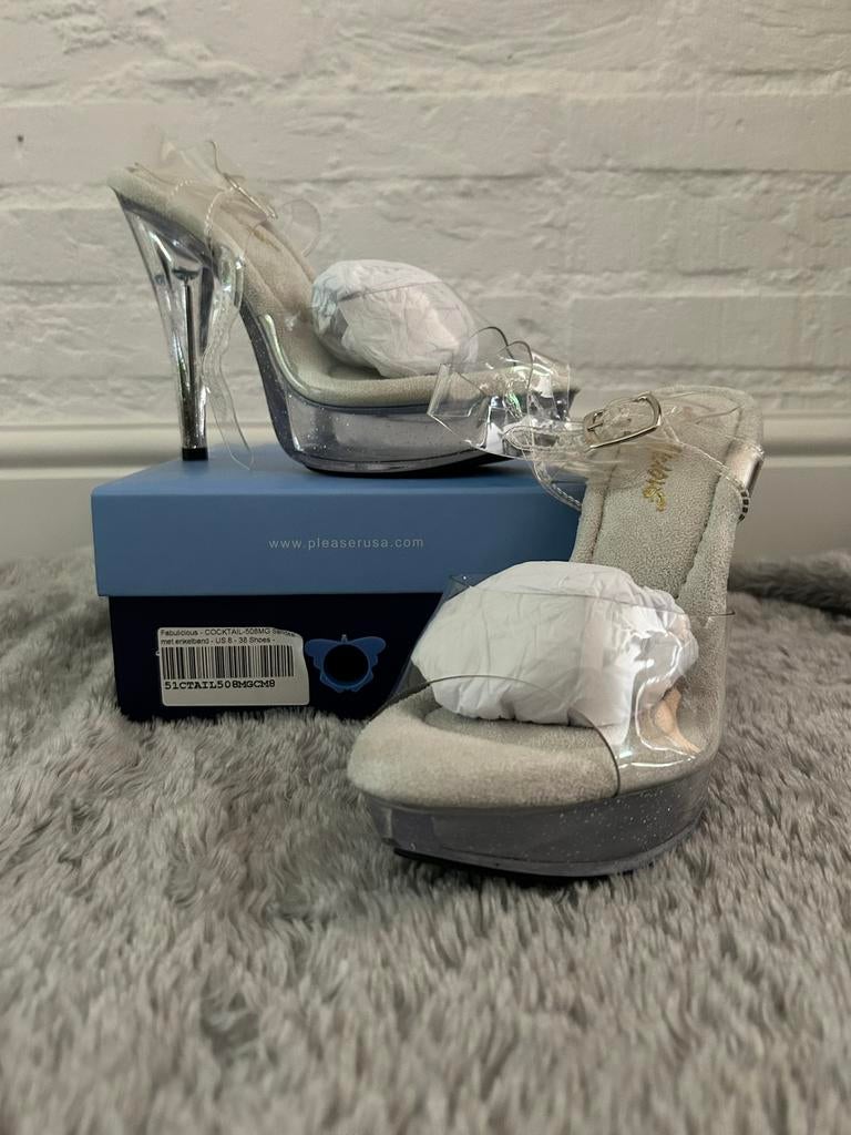 Pleaser, Fabulicious Cocktail 508MG Maat 38, Kleding | Dames, Schoenen, Nieuw, Sandalen of Muiltjes, Overige kleuren, Ophalen of Verzenden