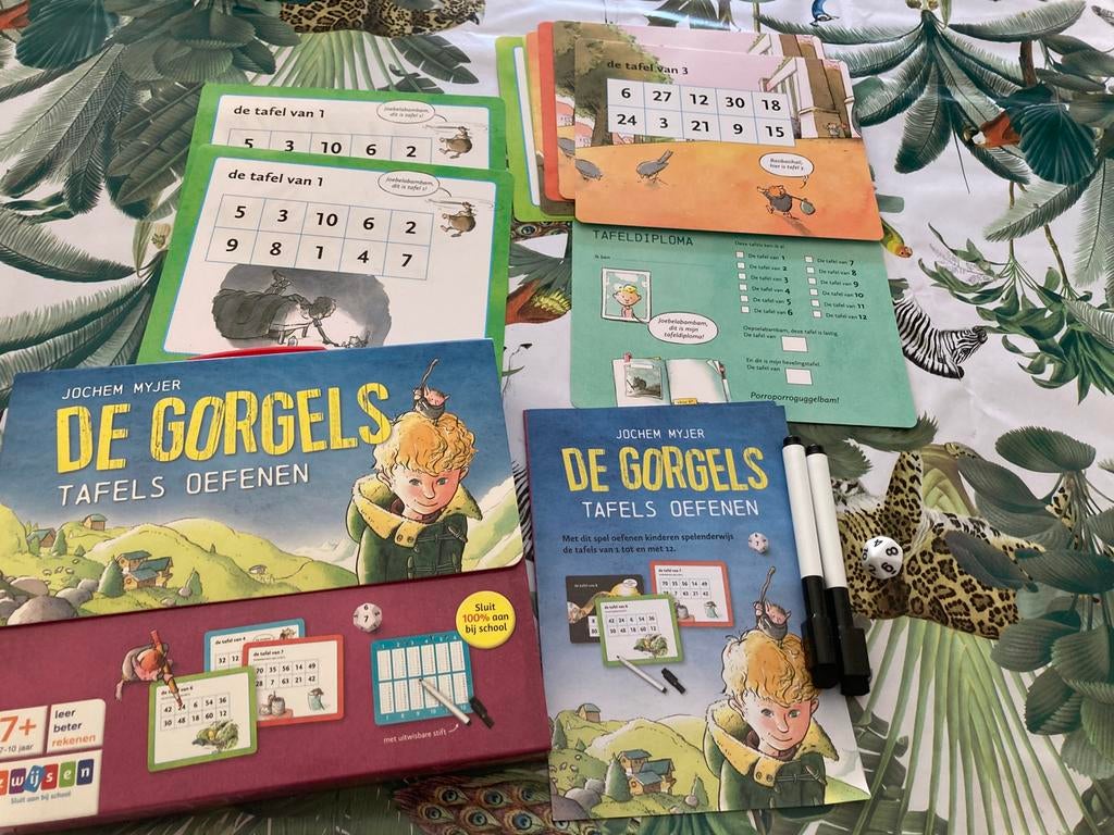 De gorgels tafels oefenen, Ophalen of Verzenden, Zo goed als nieuw
