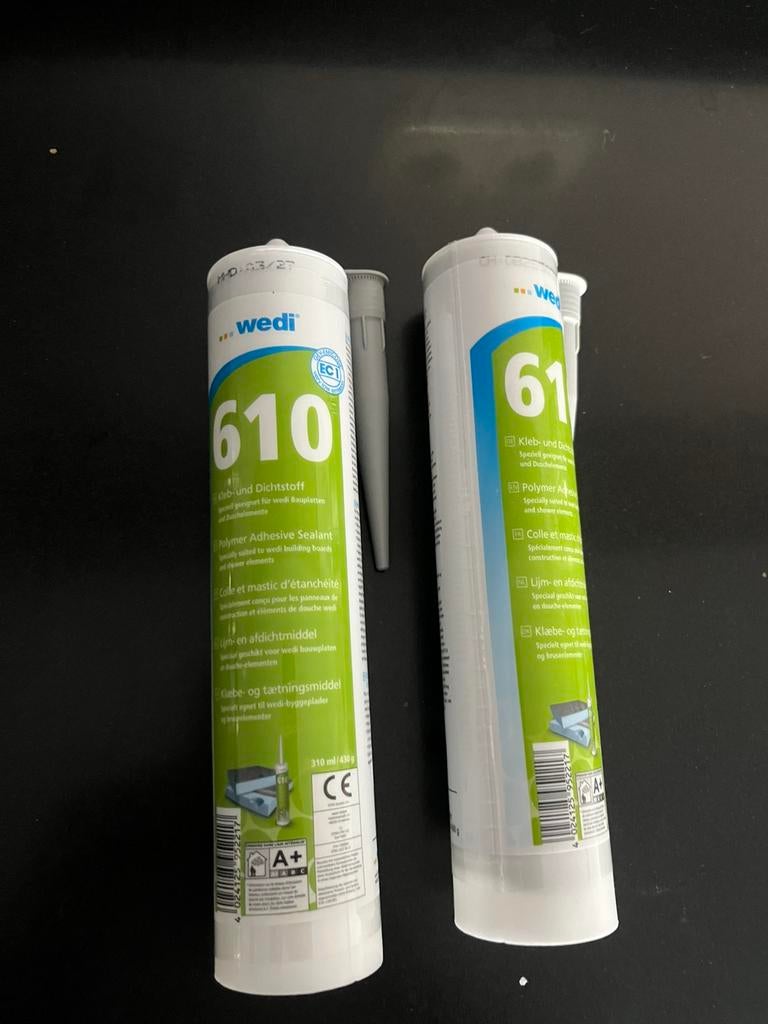 Wedi 610 Lijm-en afdichtmiddel, Doe-het-zelf en Verbouw, Overige materialen, Nieuw, 15 m² of meer, Ophalen
