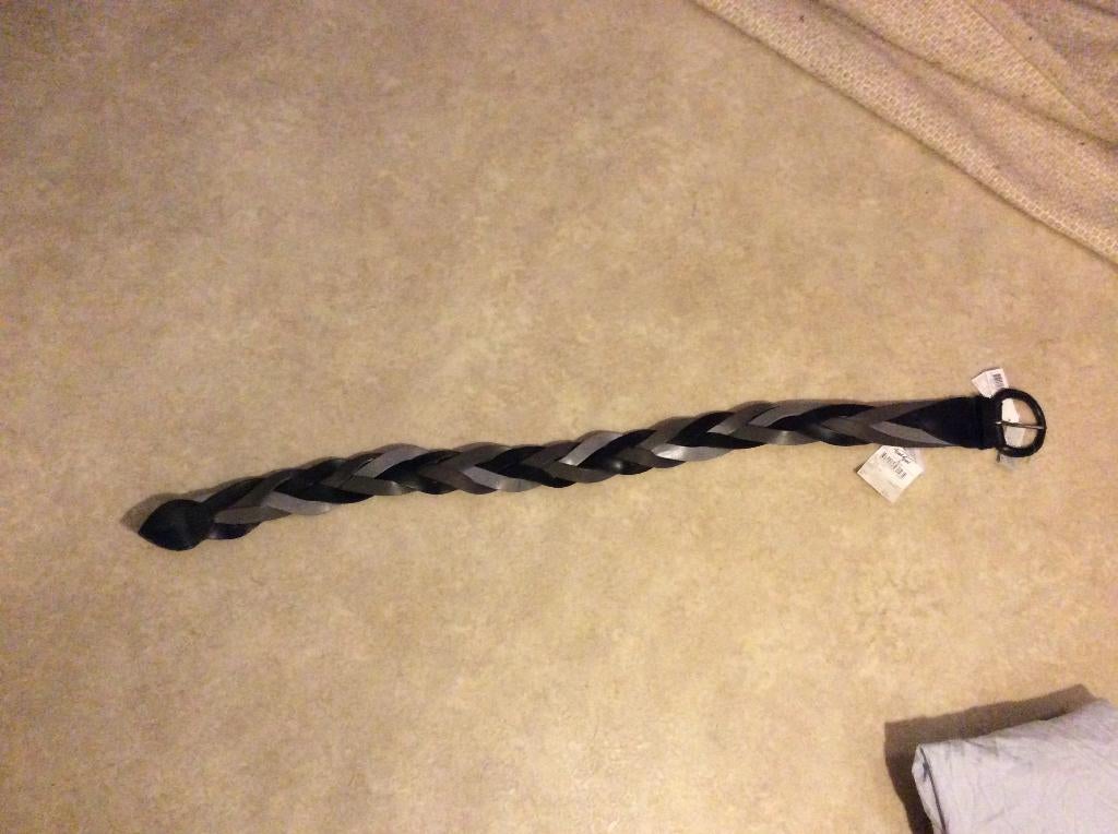 MEXX riem gevlochten leer. Nieuw. Maat XS, 100 cm, Mexx, Overige kleuren, 3 tot 5 cm, Tailleriem