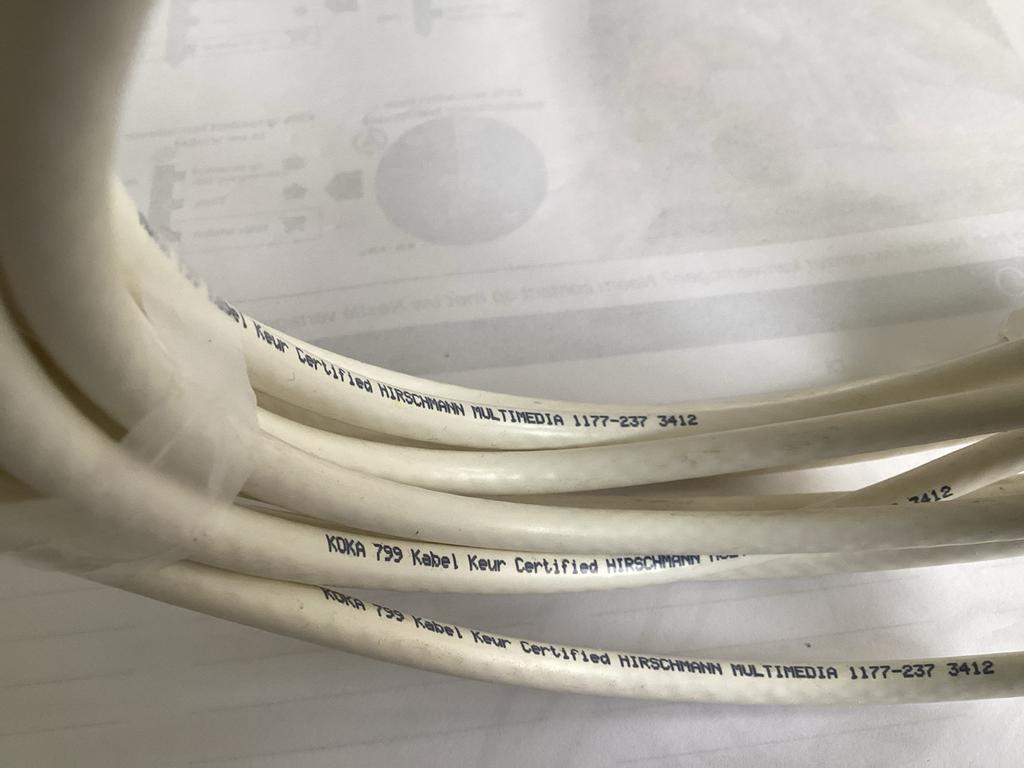 Hirschmann Coax Kabel 5m Professioneel KOKA 799 Kabelkeur, Ophalen of Verzenden, Zo goed als nieuw, 2 tot 5 meter, Coaxiale kabel
